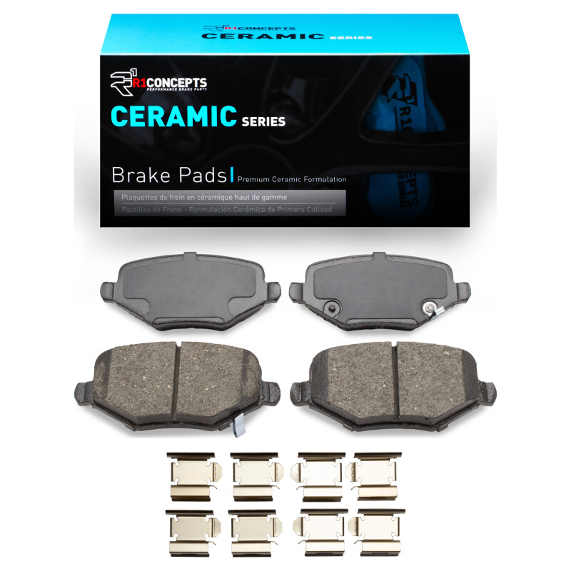 Chrysler Town & Country Ceramic Brake Pads - Rear - R1 Concepts - Premium Ceramic - `12-`16